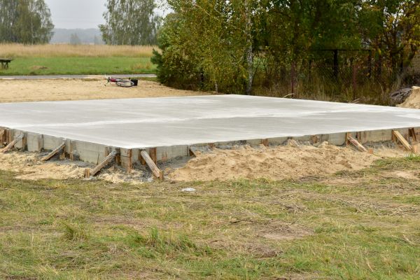 Concrete Base Installation in Sparks