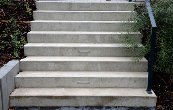 Poured Step Installation in Sparks