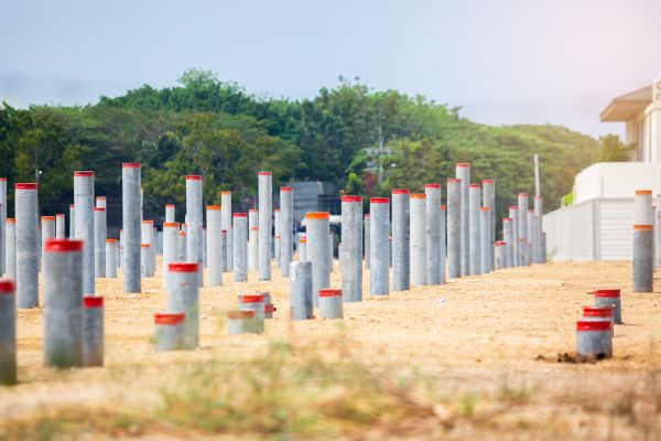 Concrete Pile Installation in Sparks