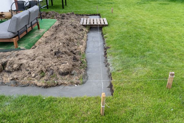 Cement Footer Installation in Sparks